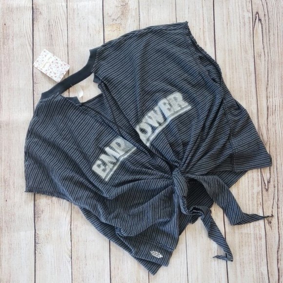 Free People (XS) Break up Graphic Tee NWT - Picture 1 of 8